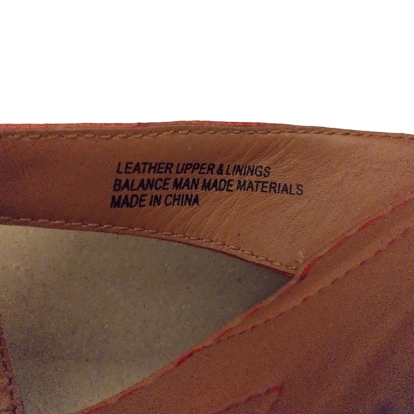 BØRN CROWN Pink Leather PIO Toe Thong WEDGE SANDAL, New NWT in Original Box IOB - Picture 9 of 11